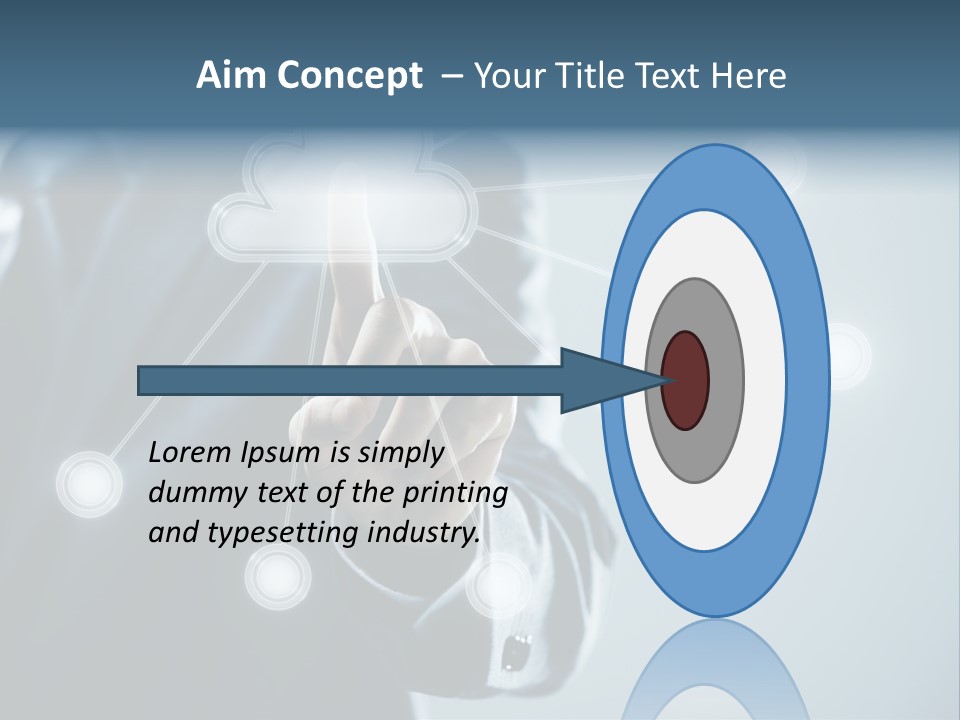 Touch Screen Technology Key PowerPoint Template