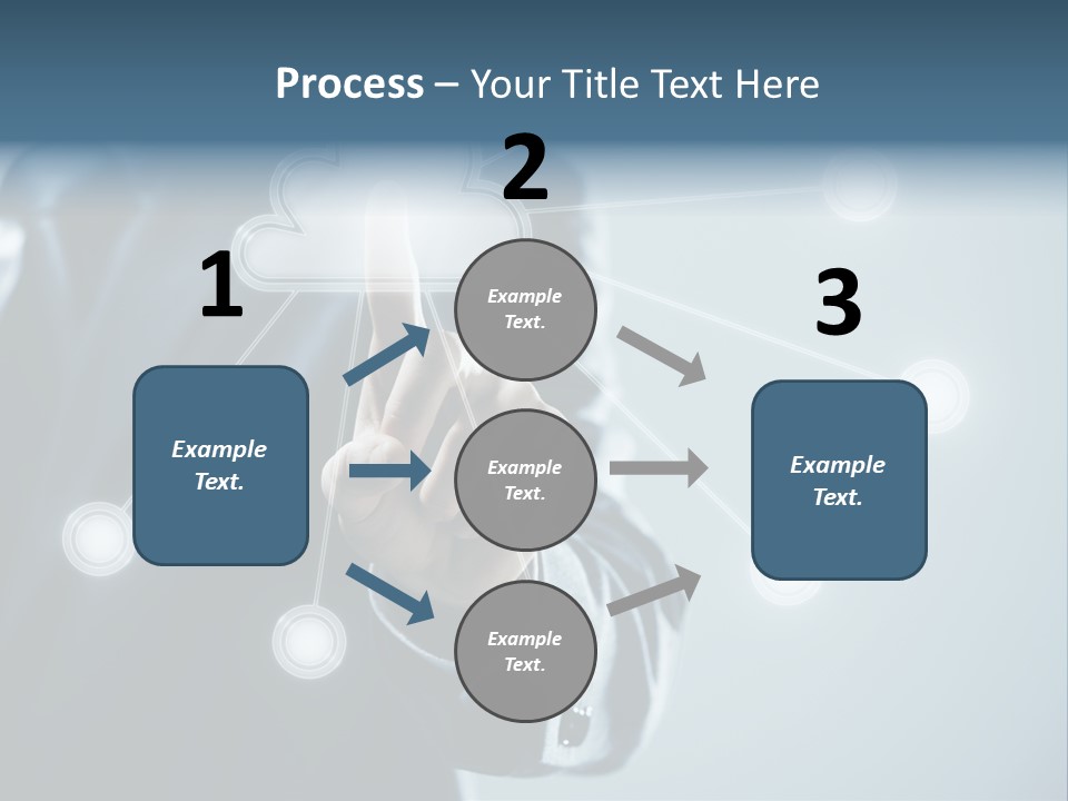 Touch Screen Technology Key PowerPoint Template