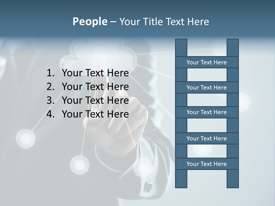 Touch Screen Technology Key PowerPoint Template