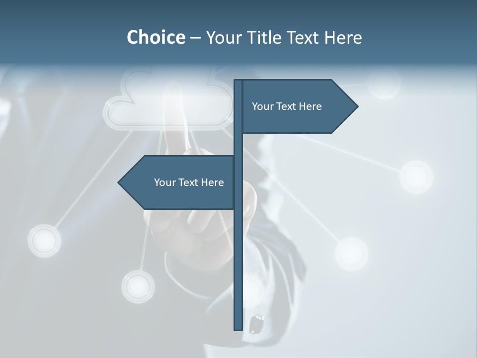 Touch Screen Technology Key PowerPoint Template