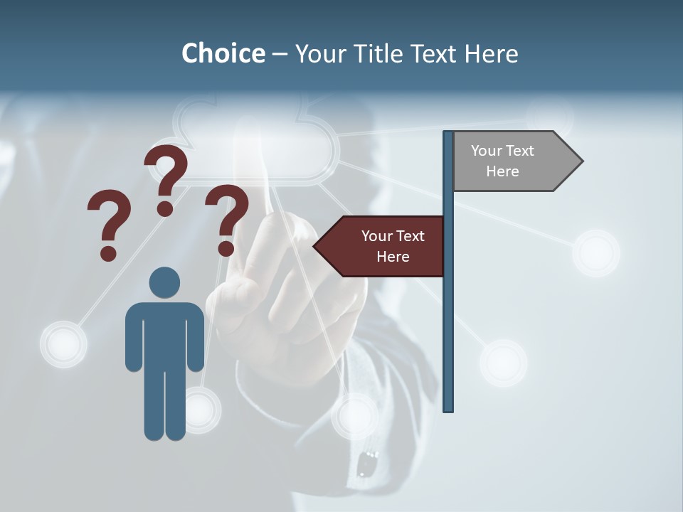 Touch Screen Technology Key PowerPoint Template