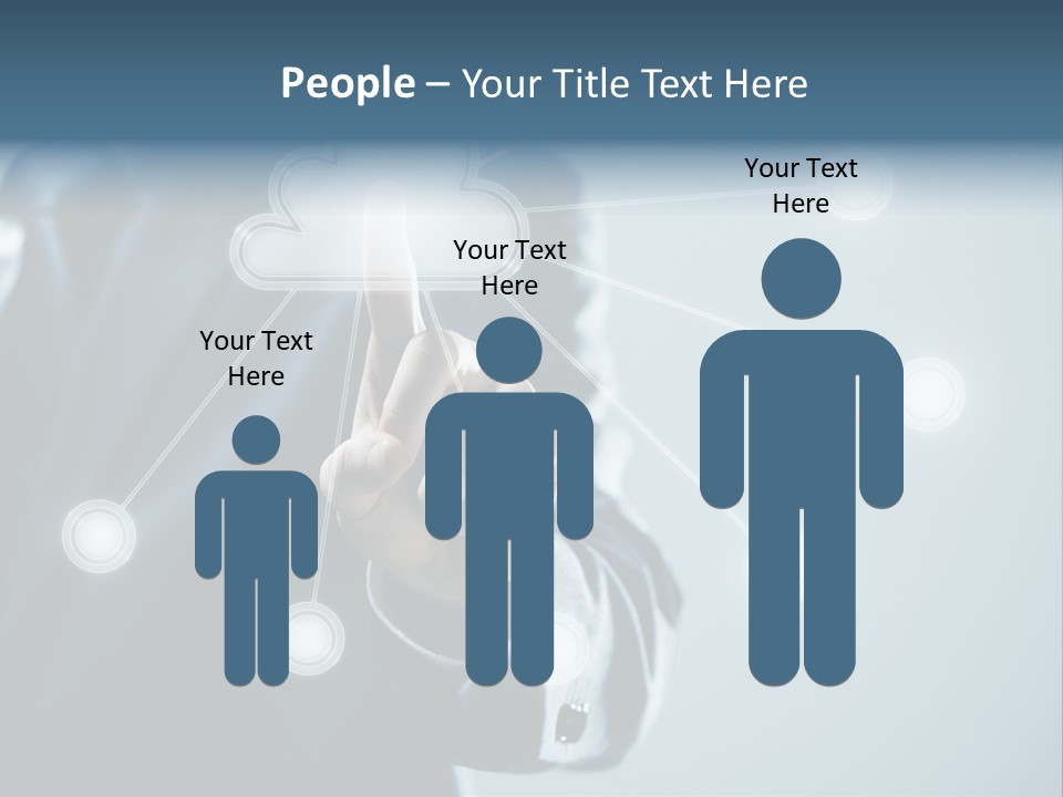 Touch Screen Technology Key PowerPoint Template