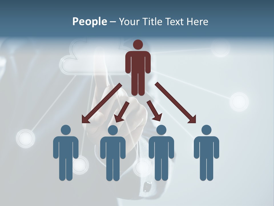 Touch Screen Technology Key PowerPoint Template