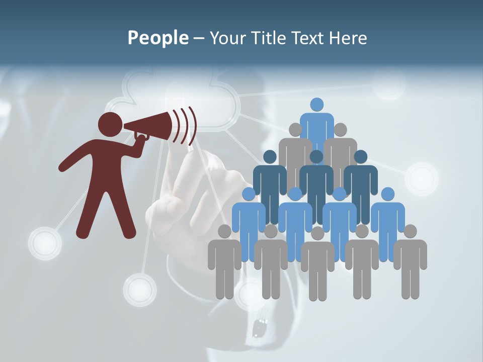 Touch Screen Technology Key PowerPoint Template