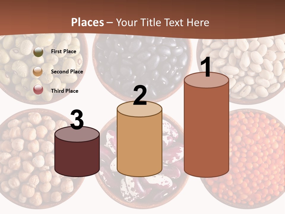 Food Lentils Wood PowerPoint Template