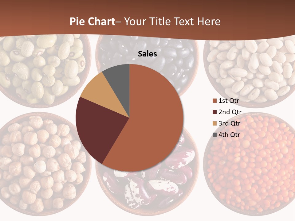 Food Lentils Wood PowerPoint Template