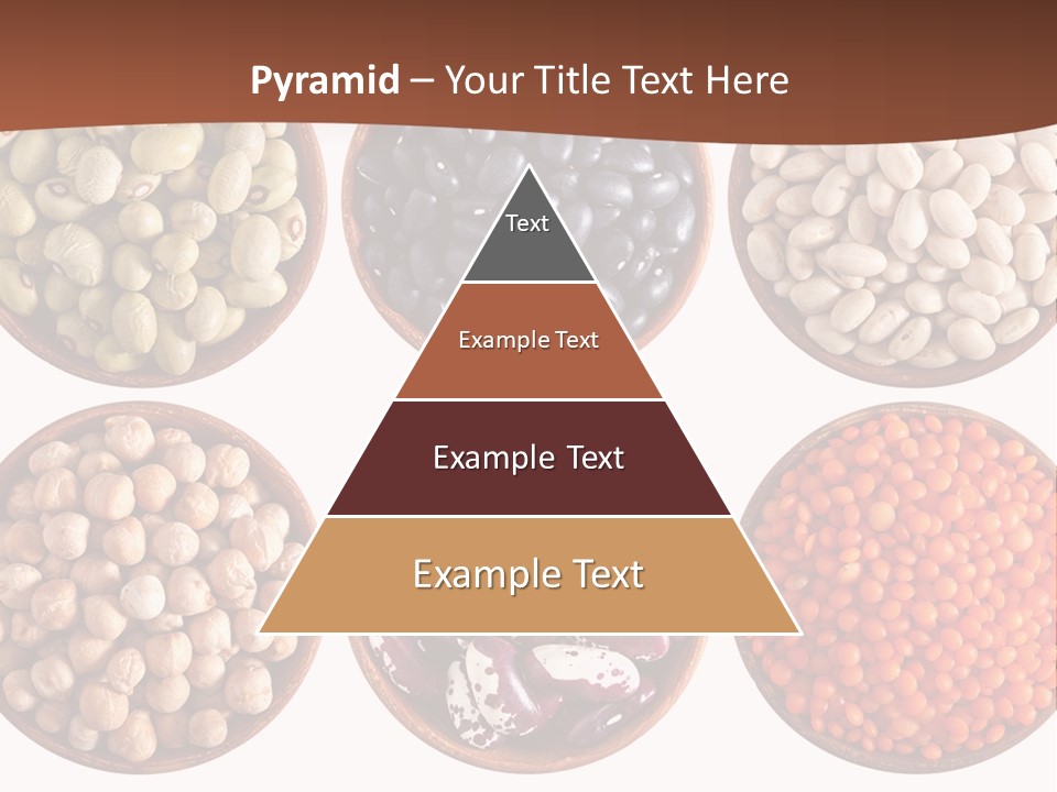 Food Lentils Wood PowerPoint Template