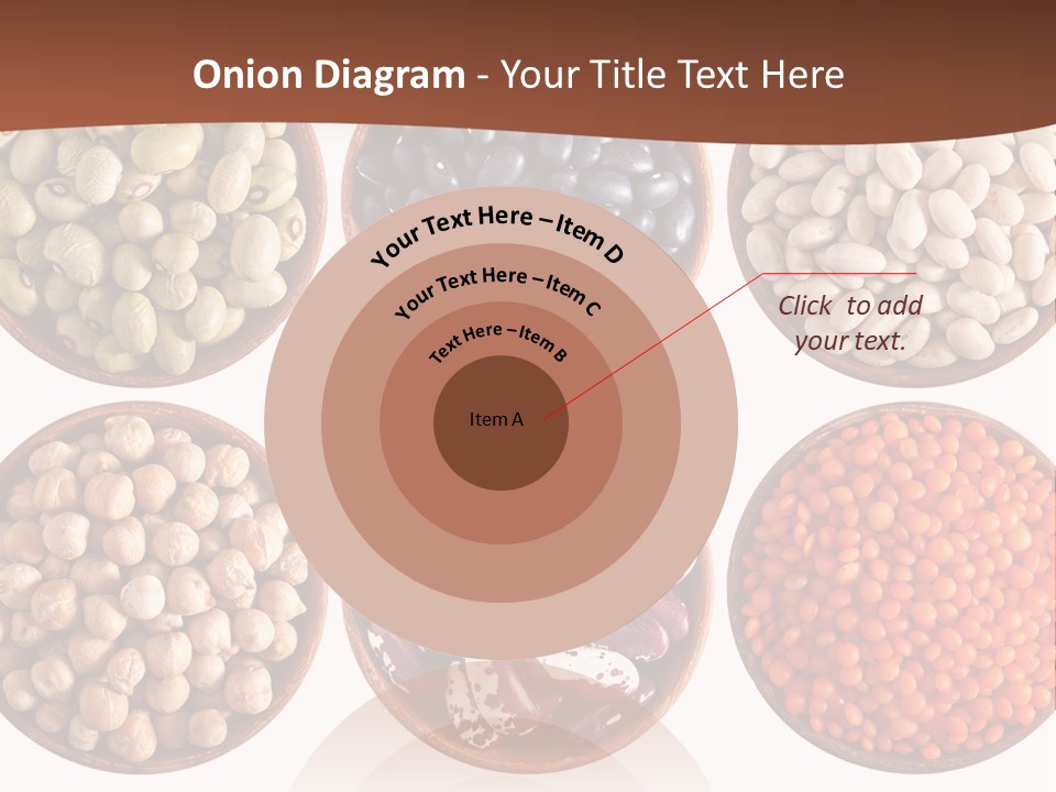 Food Lentils Wood PowerPoint Template