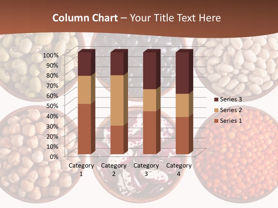 Food Lentils Wood PowerPoint Template