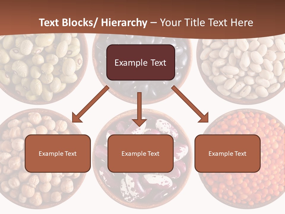 Food Lentils Wood PowerPoint Template
