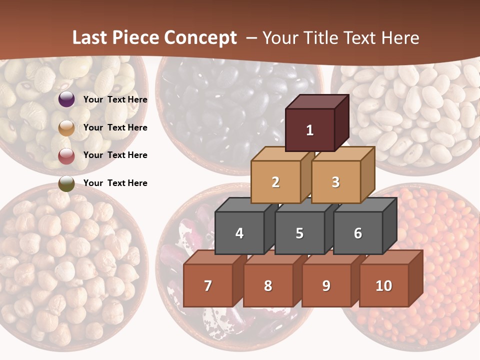 Food Lentils Wood PowerPoint Template