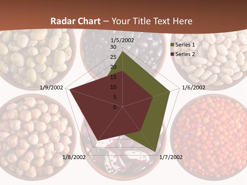 Food Lentils Wood PowerPoint Template