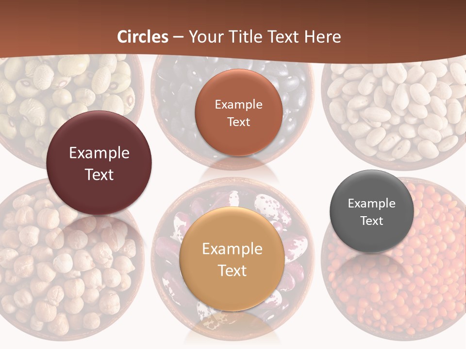 Food Lentils Wood PowerPoint Template