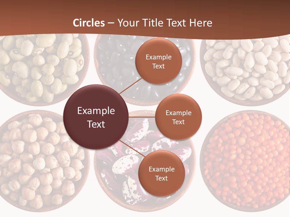 Food Lentils Wood PowerPoint Template
