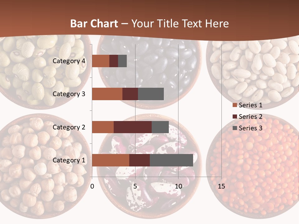 Food Lentils Wood PowerPoint Template