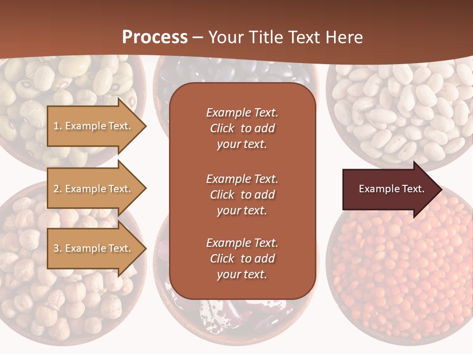 Food Lentils Wood PowerPoint Template