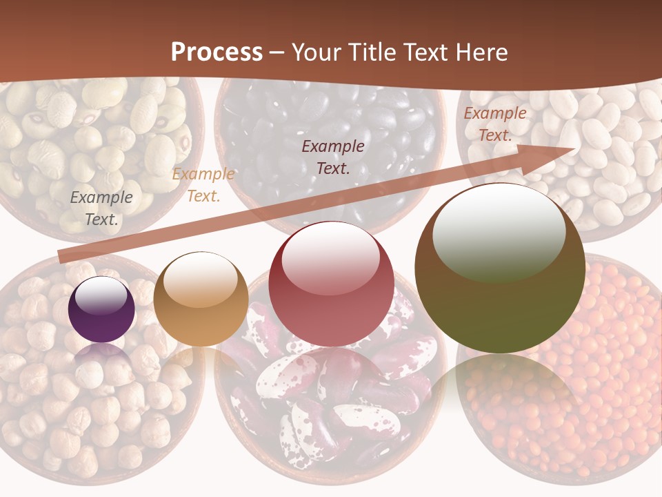 Food Lentils Wood PowerPoint Template