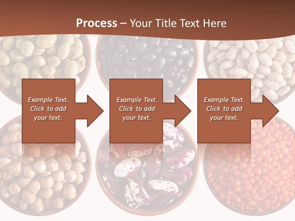 Food Lentils Wood PowerPoint Template