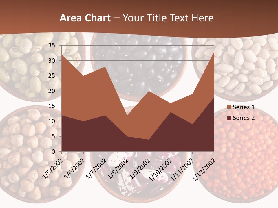 Food Lentils Wood PowerPoint Template