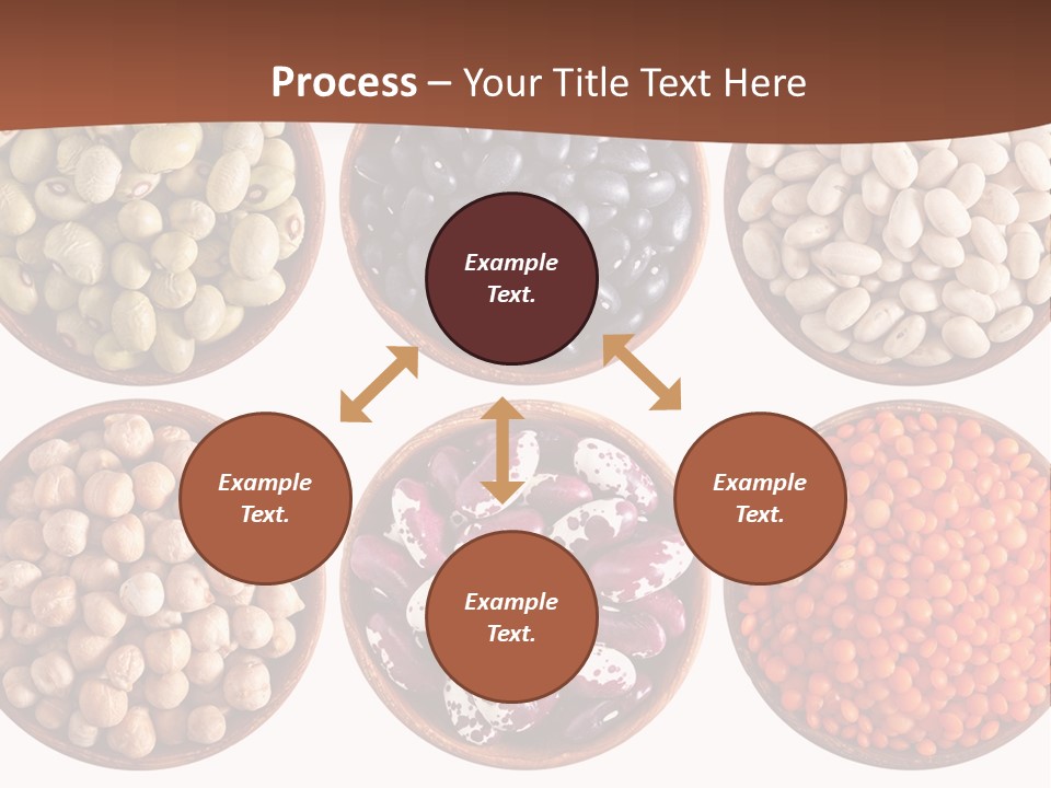 Food Lentils Wood PowerPoint Template