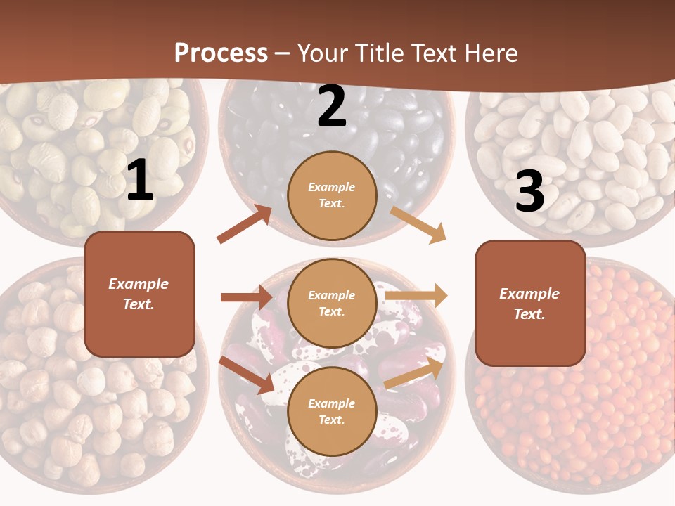 Food Lentils Wood PowerPoint Template