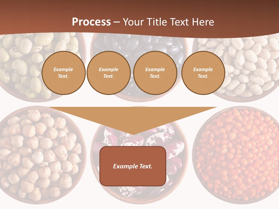 Food Lentils Wood PowerPoint Template