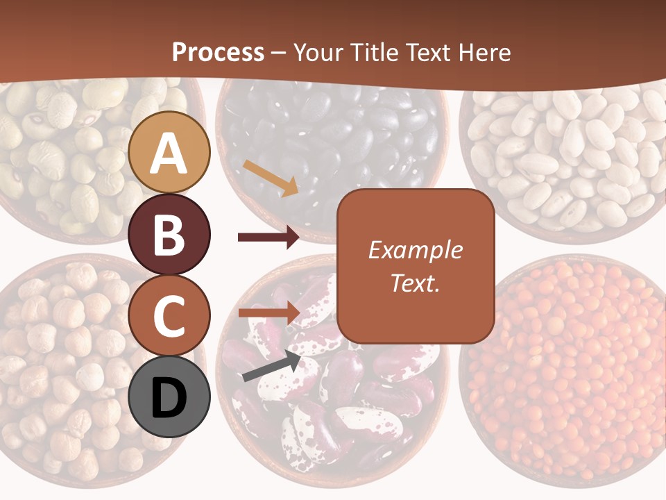 Food Lentils Wood PowerPoint Template