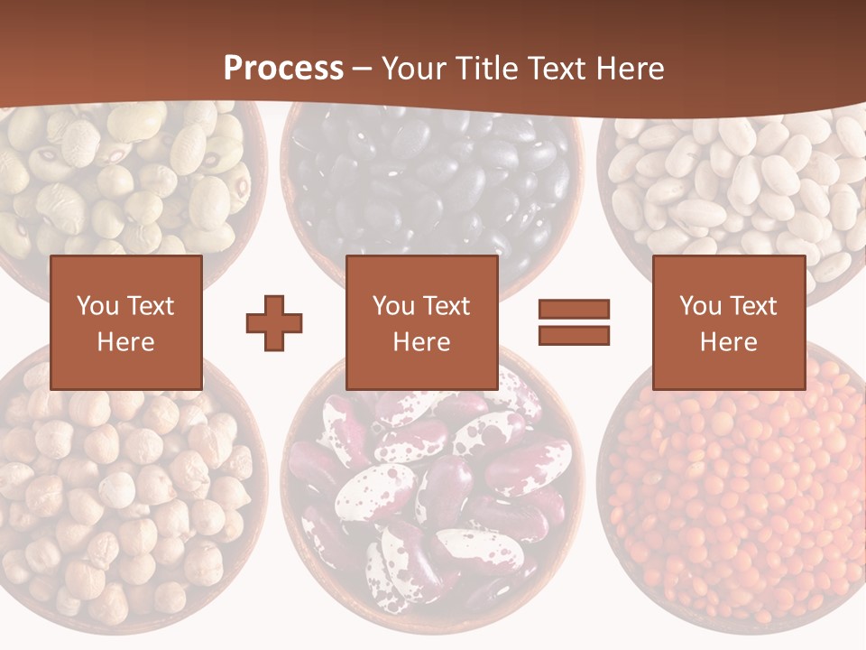Food Lentils Wood PowerPoint Template