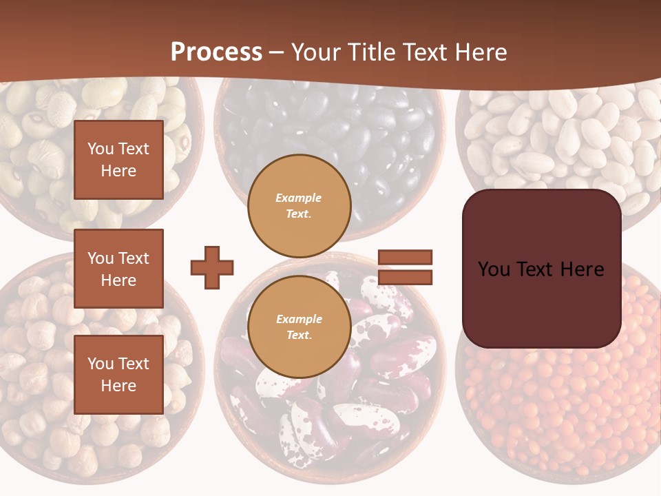 Food Lentils Wood PowerPoint Template