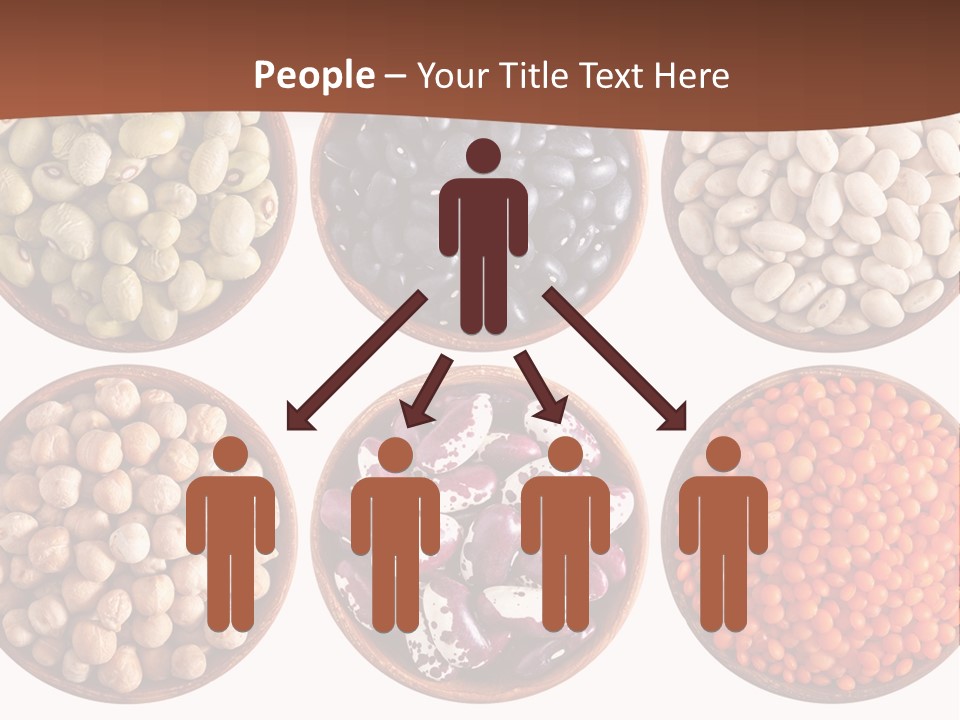 Food Lentils Wood PowerPoint Template