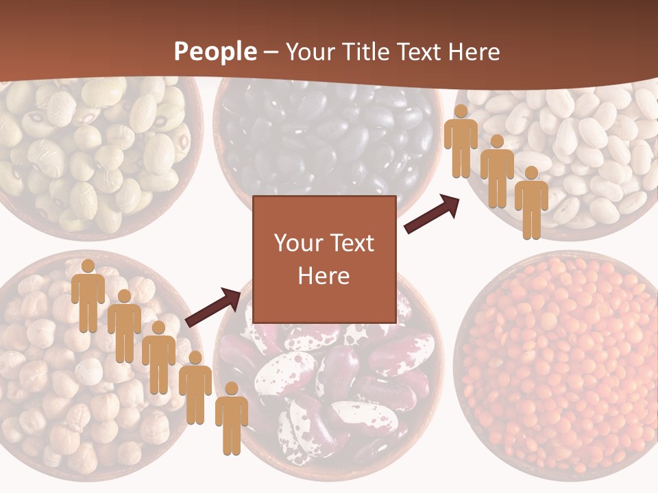 Food Lentils Wood PowerPoint Template
