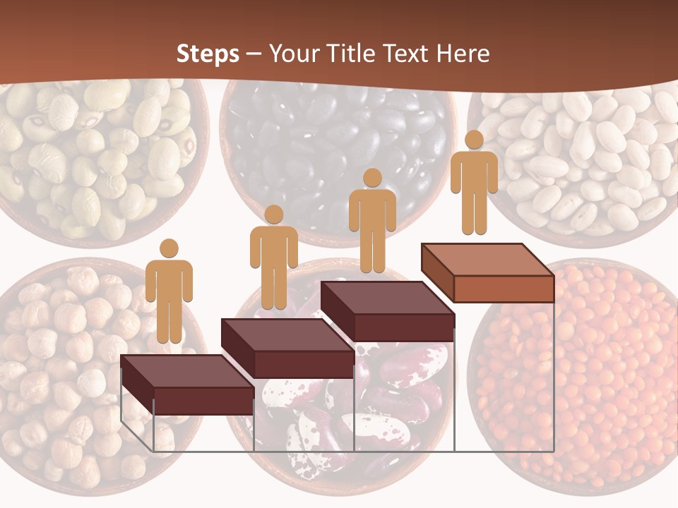 Food Lentils Wood PowerPoint Template