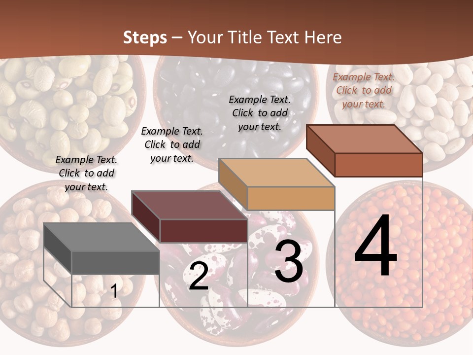 Food Lentils Wood PowerPoint Template