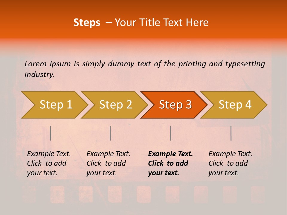 Border Broad Movie PowerPoint Template