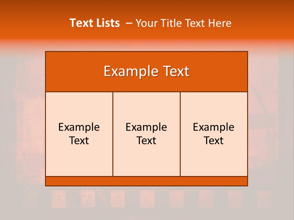 Border Broad Movie PowerPoint Template