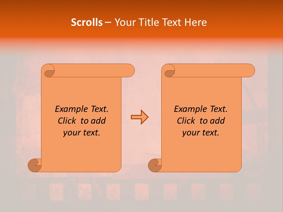 Border Broad Movie PowerPoint Template