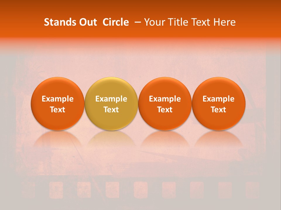 Border Broad Movie PowerPoint Template