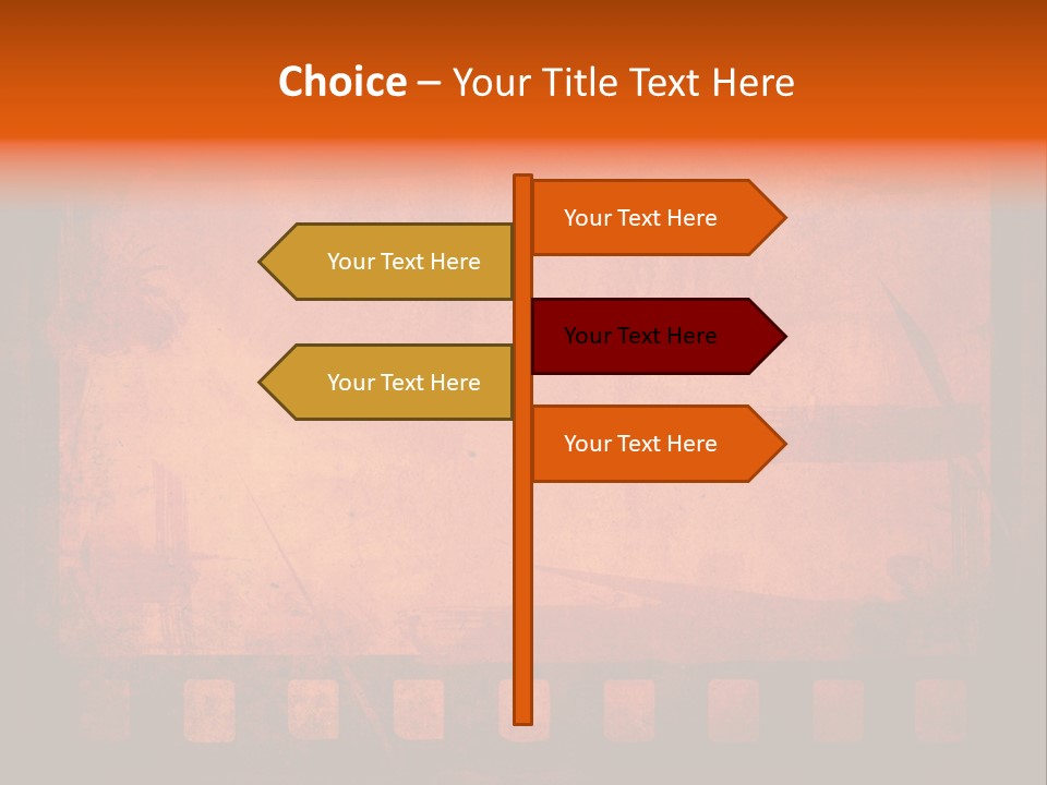 Border Broad Movie PowerPoint Template