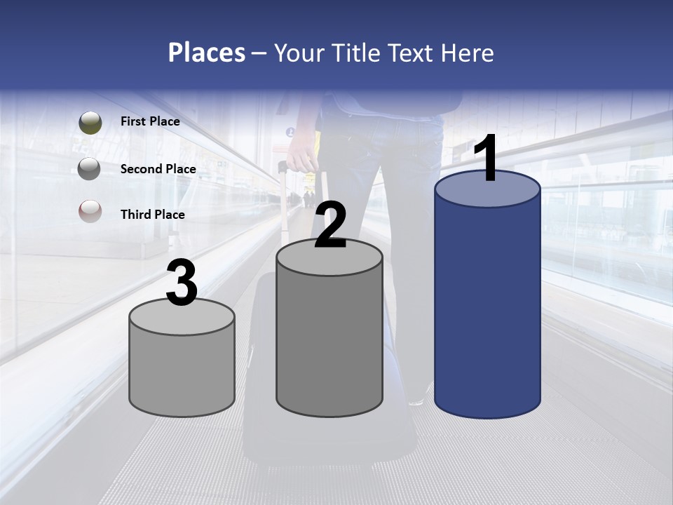 Jeans Wheel Carriage PowerPoint Template