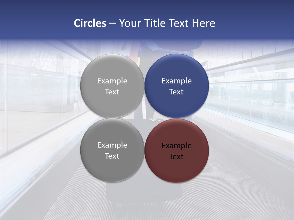 Jeans Wheel Carriage PowerPoint Template