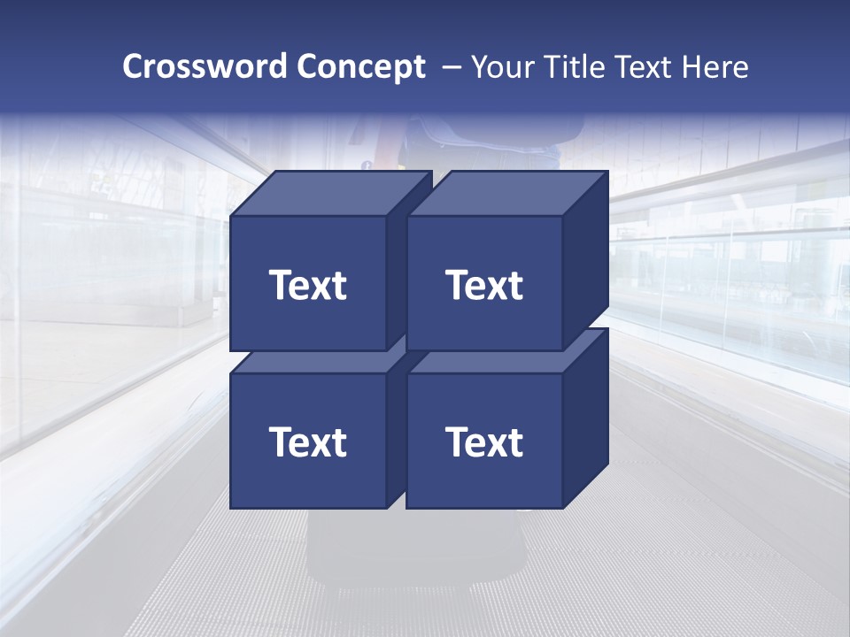 Jeans Wheel Carriage PowerPoint Template
