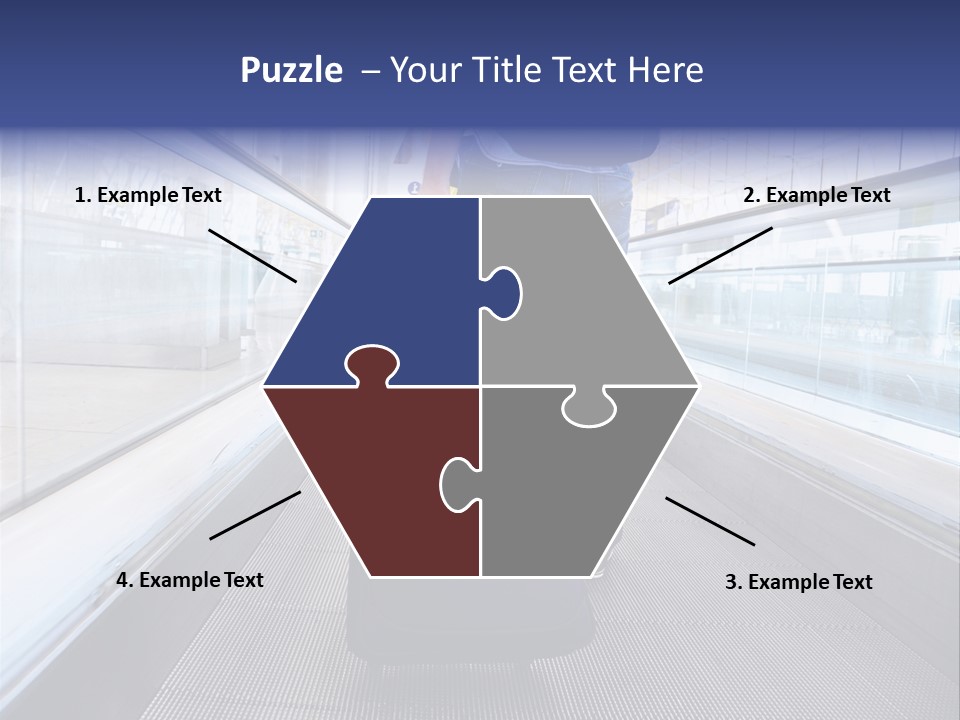 Jeans Wheel Carriage PowerPoint Template