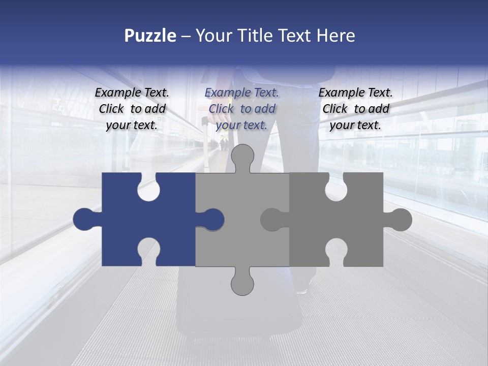 Jeans Wheel Carriage PowerPoint Template