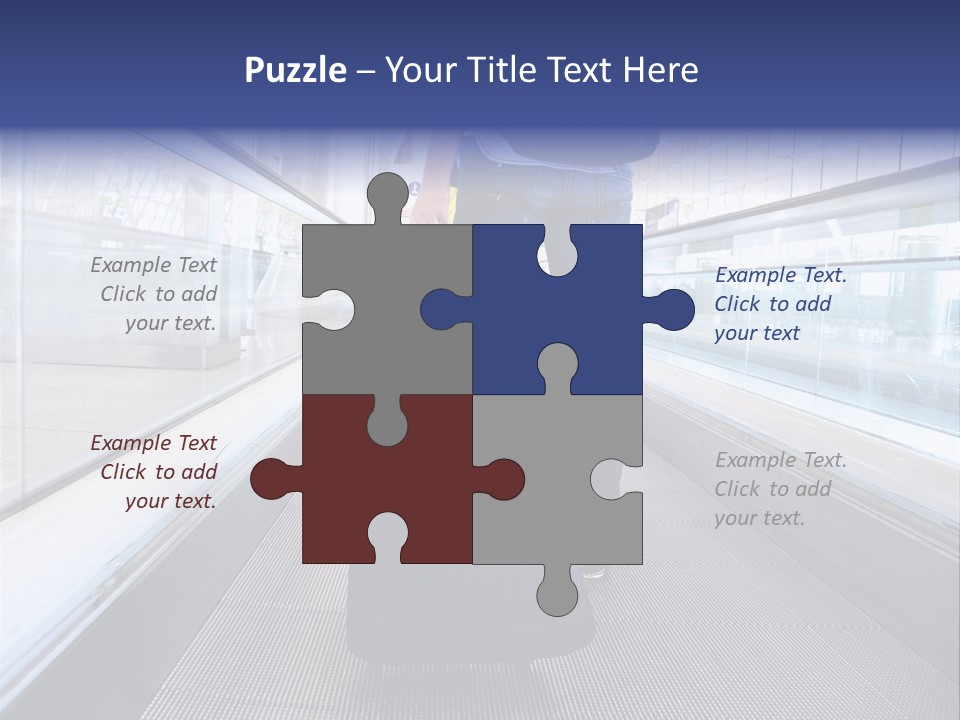 Jeans Wheel Carriage PowerPoint Template