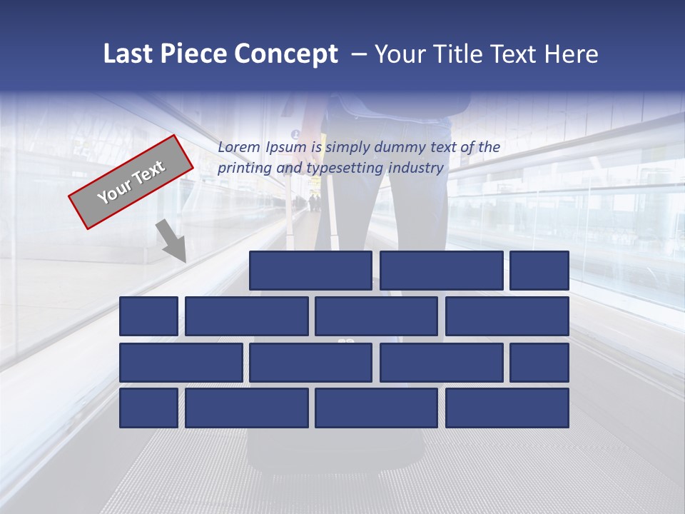 Jeans Wheel Carriage PowerPoint Template