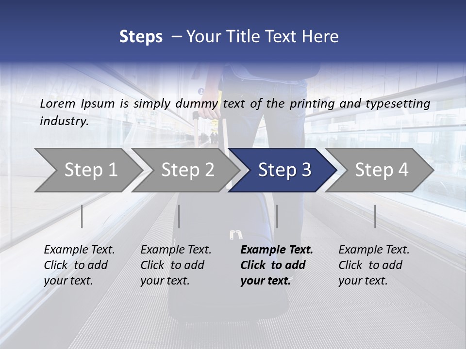 Jeans Wheel Carriage PowerPoint Template