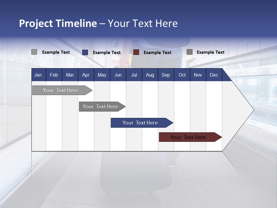 Jeans Wheel Carriage PowerPoint Template