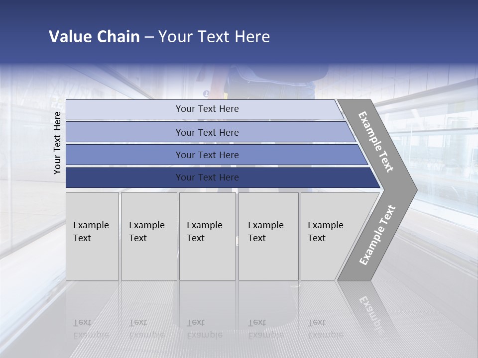 Jeans Wheel Carriage PowerPoint Template