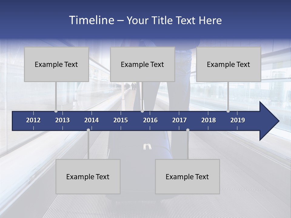 Jeans Wheel Carriage PowerPoint Template
