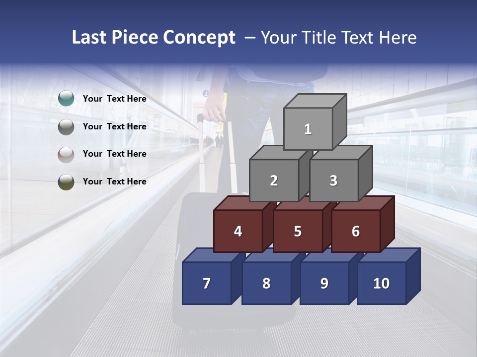 Jeans Wheel Carriage PowerPoint Template